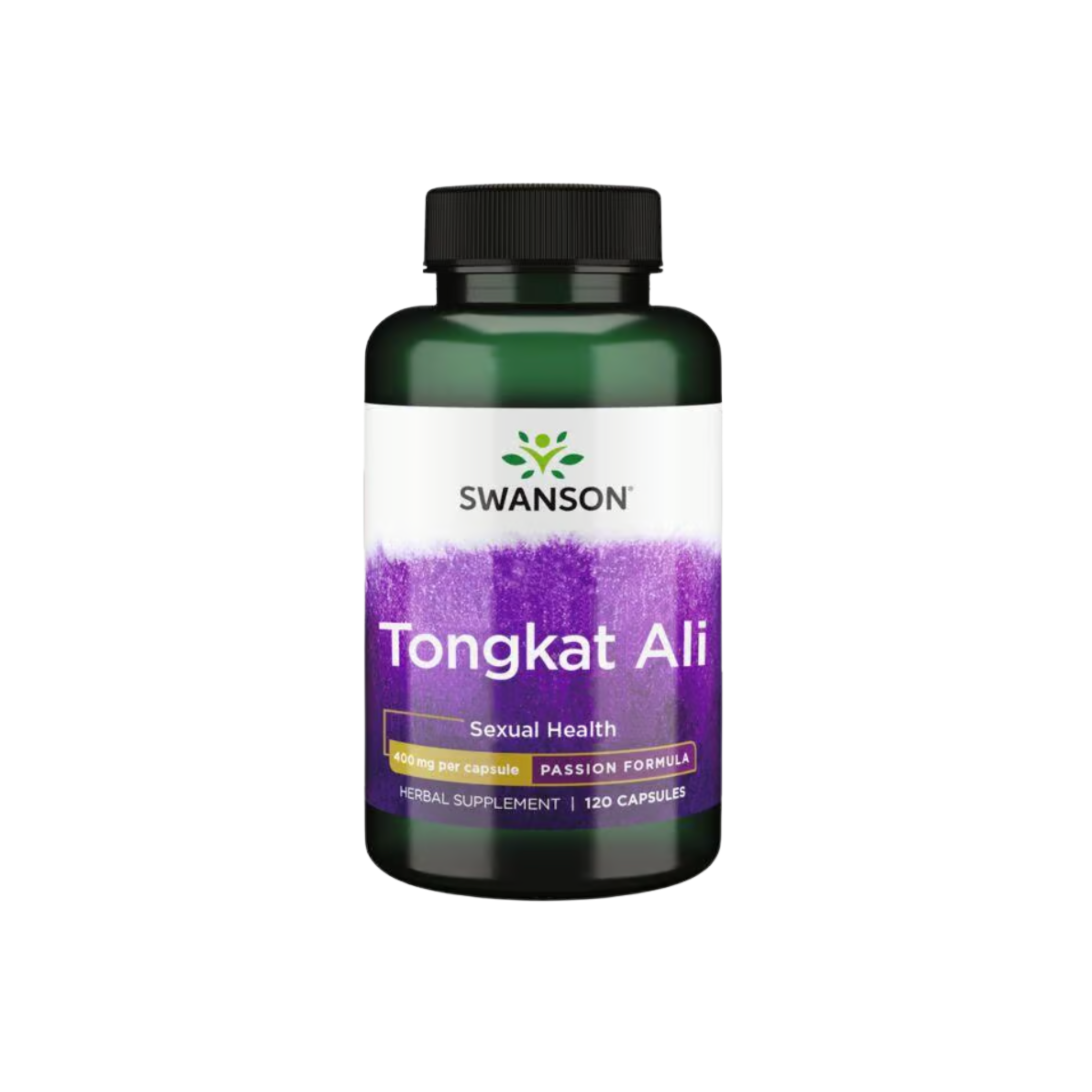 Swanson Tongkat Ali 400 mg | 120 Cápsulas · Testosterona y Vitalidad Masculina