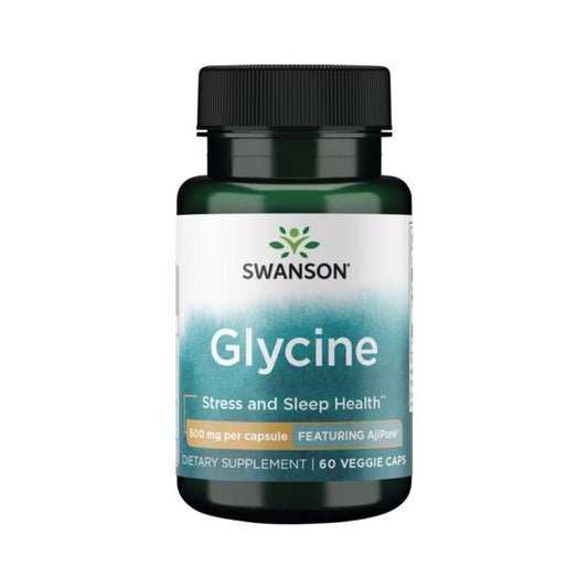 Swanson Glycine Featuring Ajipure 500mg 60 Veg Caps