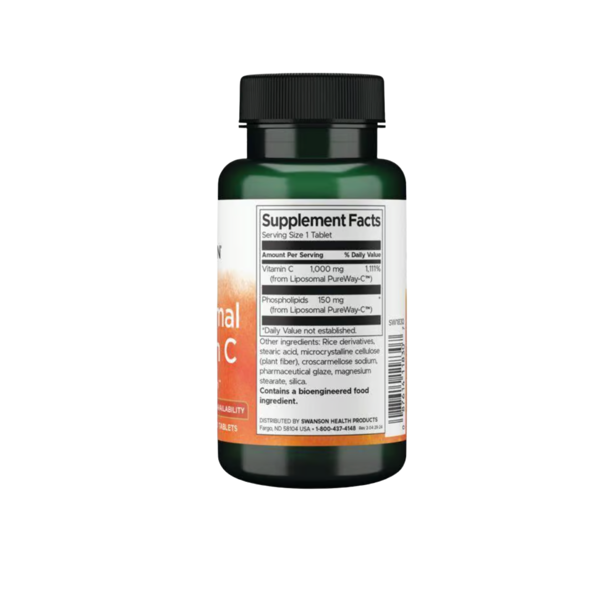 Vitamin C Liposomal  Swanson 1000 Mg - 60 Tabs