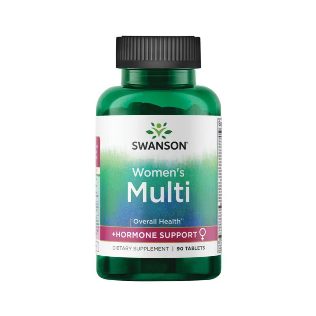 Swanson Womens Multi + Hormone Supp 90 Tabs