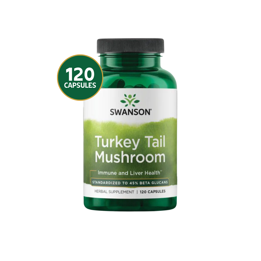 Swanson Hrb Turkey Tail Mushroom 500mg - 120 Cápsulas