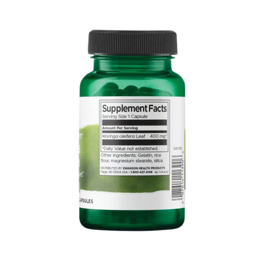 Swanson Full Spectrum Moringa Oleifera 400 mg 60 Capsulas