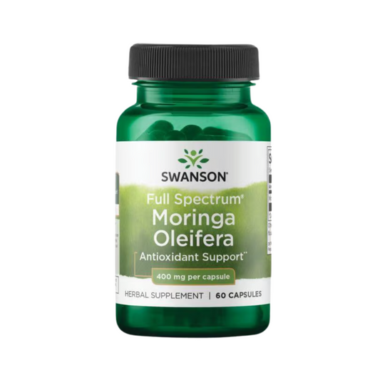 Swanson Full Spectrum Moringa Oleifera 400 mg 60 Capsulas