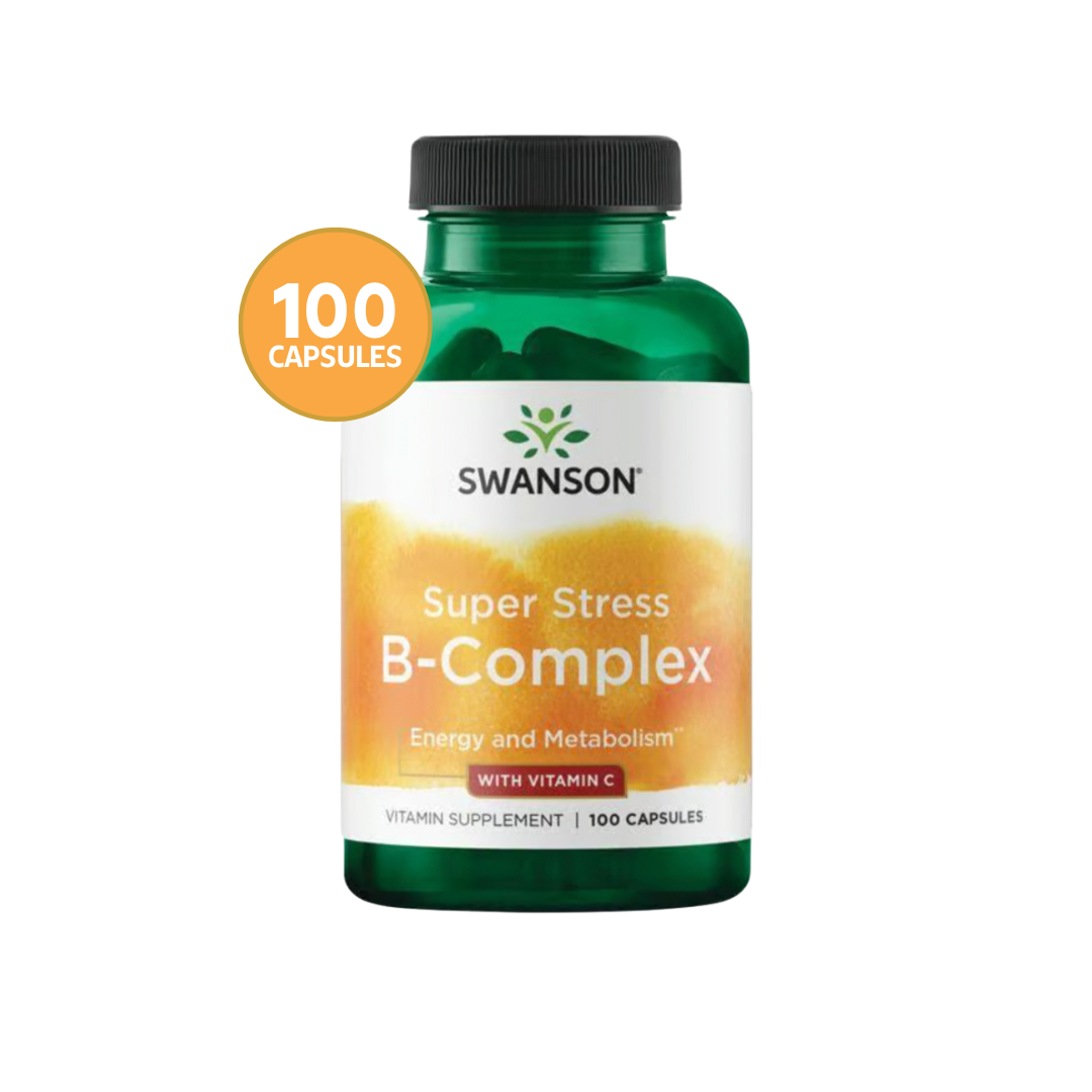 Swanson Super Stress B Complex W/c 100 Cápsulas