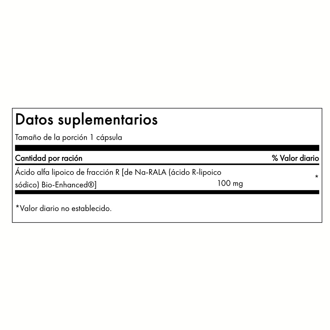 Swanson R-fraction Alpha Lipoic Acid - Double Strength 100 Mg