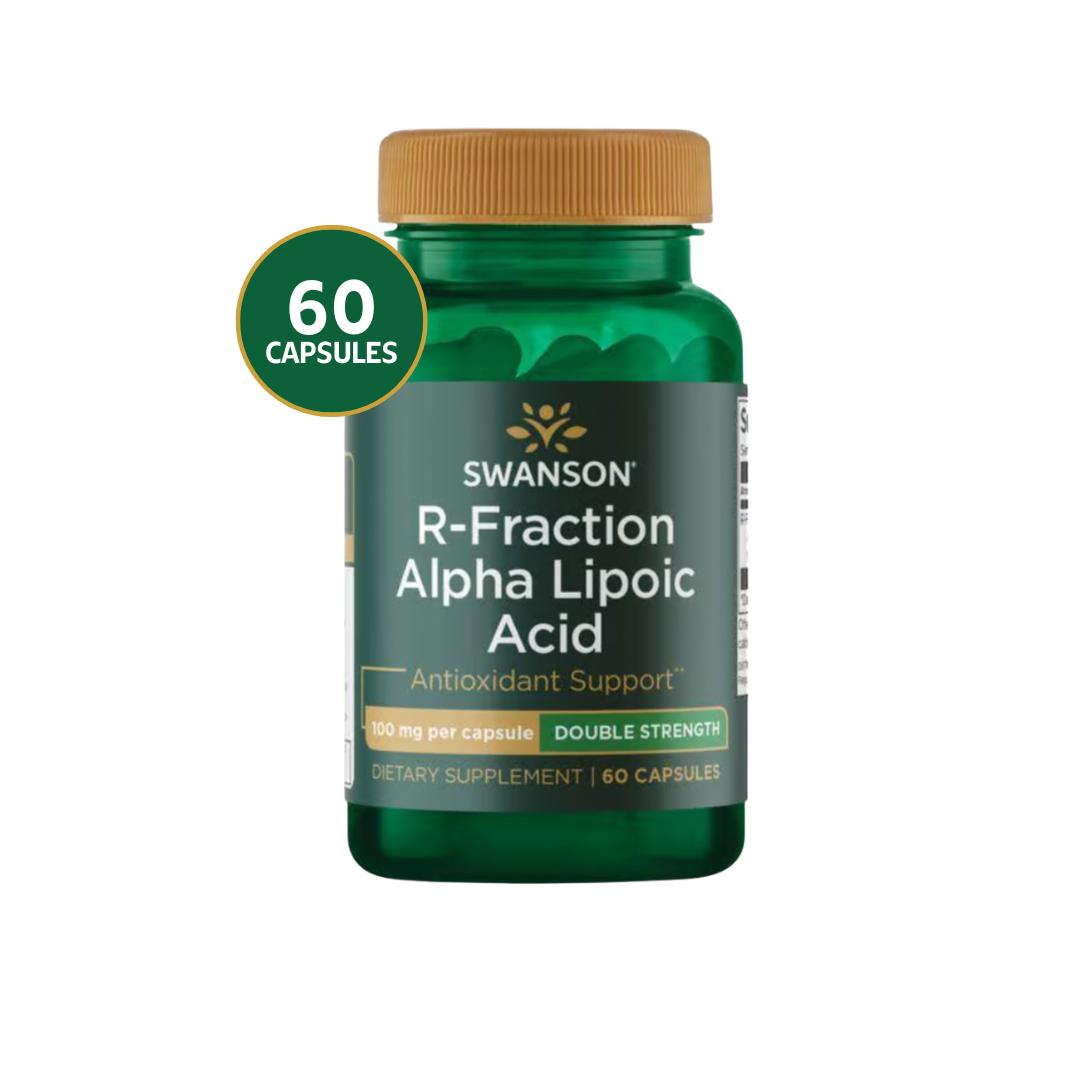 R-fraction Alpha Lipoic Acid Swanson 100 Mg 60 capsulas