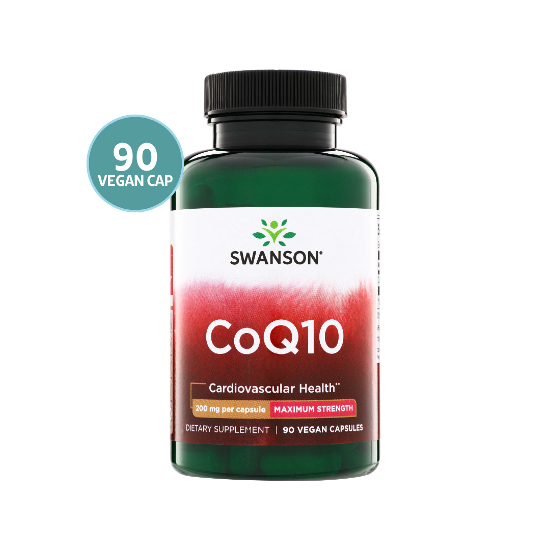 Swanson Ultra CoQ10 Max Strength 200mg 90 Cápsulas | Coenzima Q10