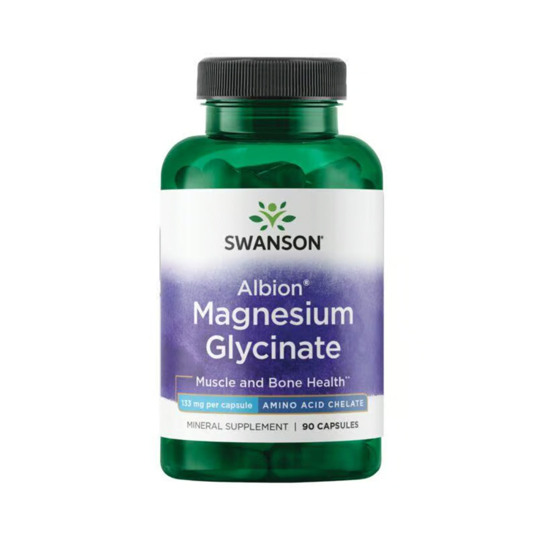 Swanson Albion Magnesium Glycinate 133mg 90 Cápsulas