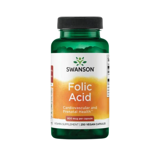 Swanson Premium Acid Folic 800mcg 250 Vegan Caps
