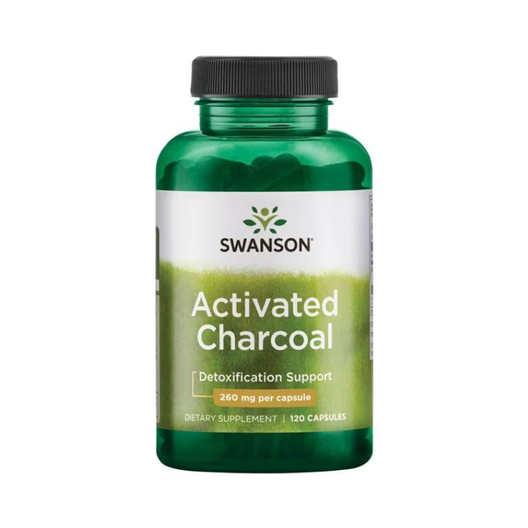 Swanson Activated Charcoal 260mg - 120 Caps
