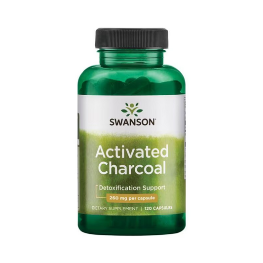 Swanson Activated Charcoal 260mg - 120 Caps