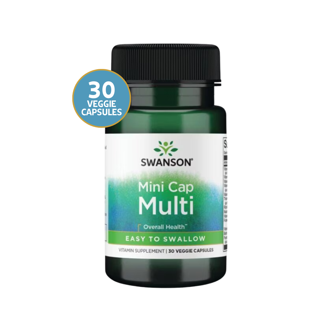 Swanson Mini Cap Multi - Easy To Swallow 30 Veg Caps