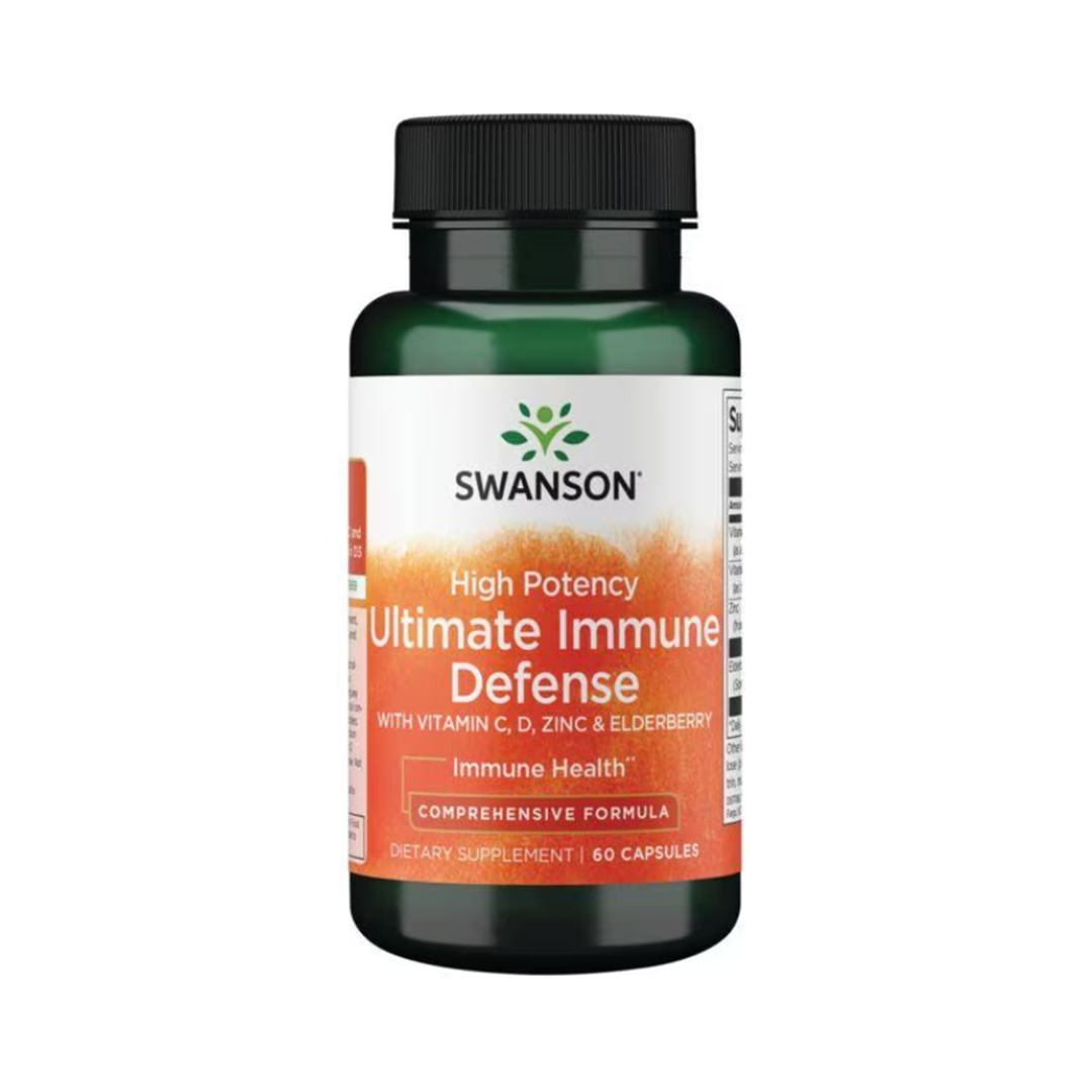Swanson High Potency Ultimate Immune Defense With C, D, Zinc