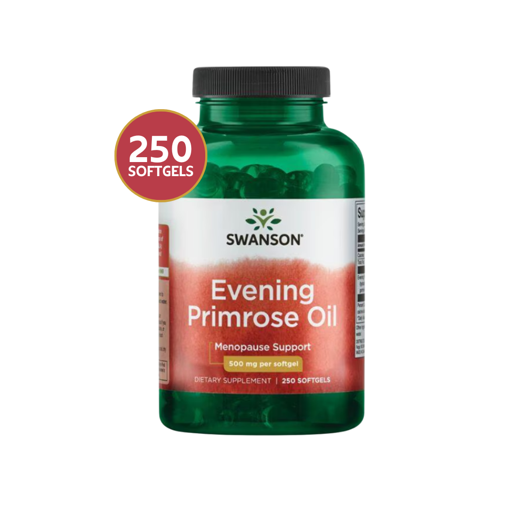 Swanson Evening Primrose Oil 500mg 250 Softgels