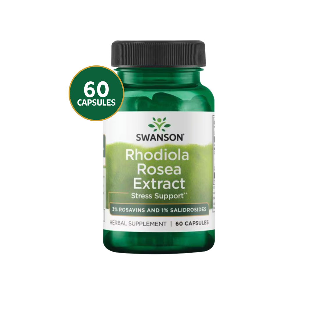 Swanson Rhodiola Rosea Extract 60 Caps – Global Nutrition CL