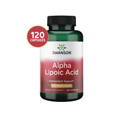 Swanson Ácido Alfa Lipoico 300 mg | 120 Cápsulas · Antioxidante y Glucosa