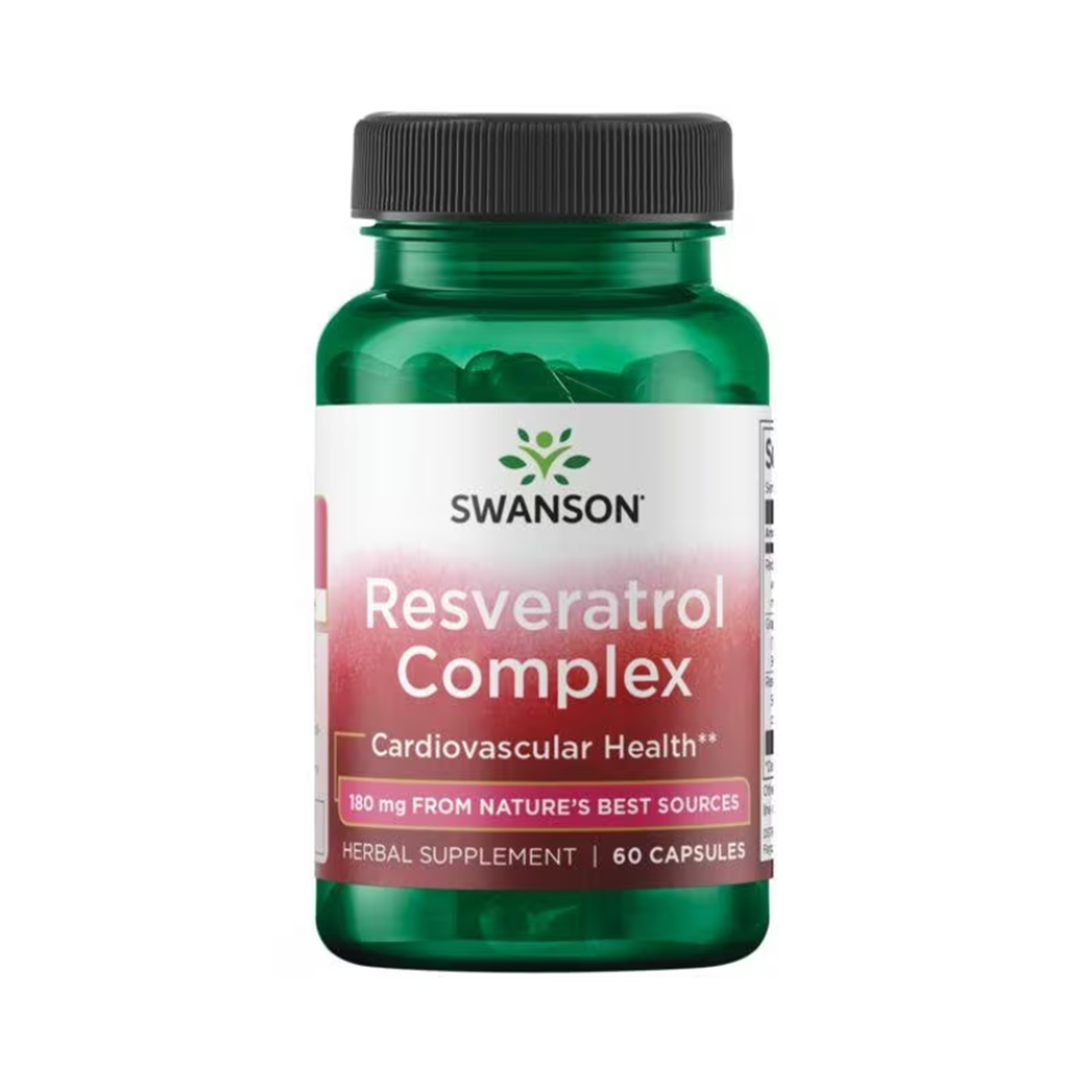 Swanson Resveratrol Complex 180 Mg 60 Caps