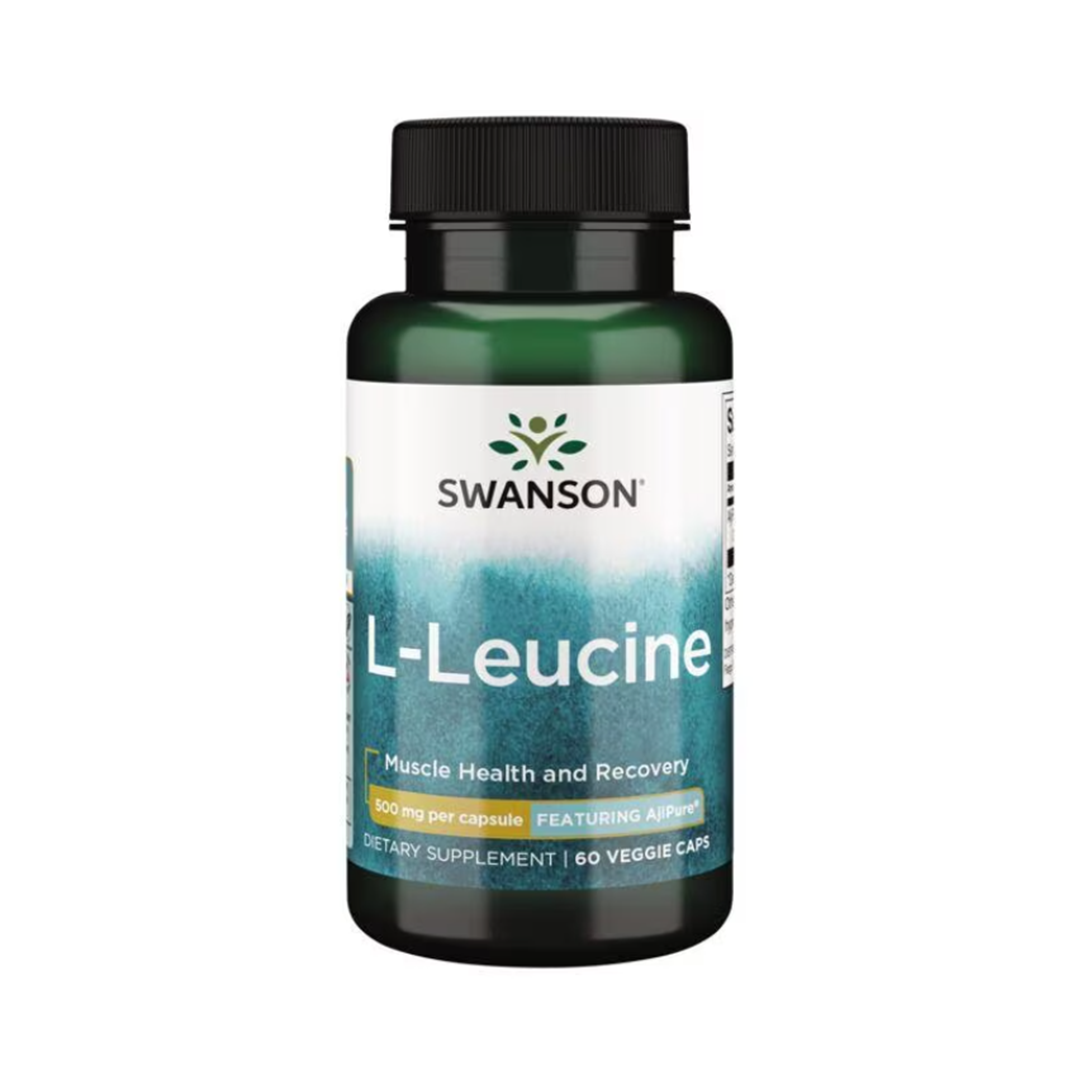 Swanson L-leucine Featuring Ajipure 500mg 60 Veg Caps