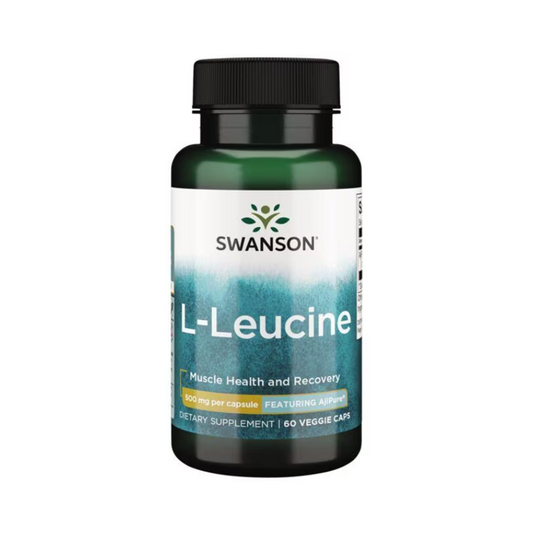 Swanson L-leucine Featuring Ajipure 500mg 60 Veg Caps