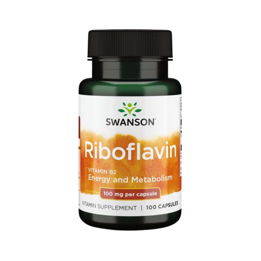 Swanson Riboflavin Vitamin B2 100 mg 100 Capsulas
