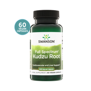 Swanson Full Spectrum Kudzu Root 500 mg | Raíz de Kudzu – 60 Cápsulas