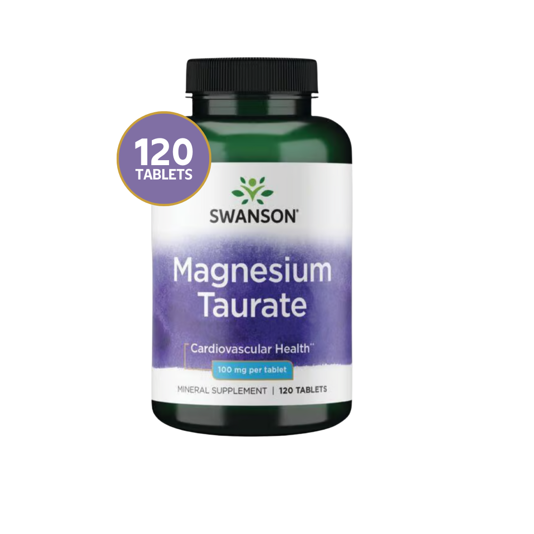 Swanson Magnesium Taurate 100 Mg 120 Tabletas