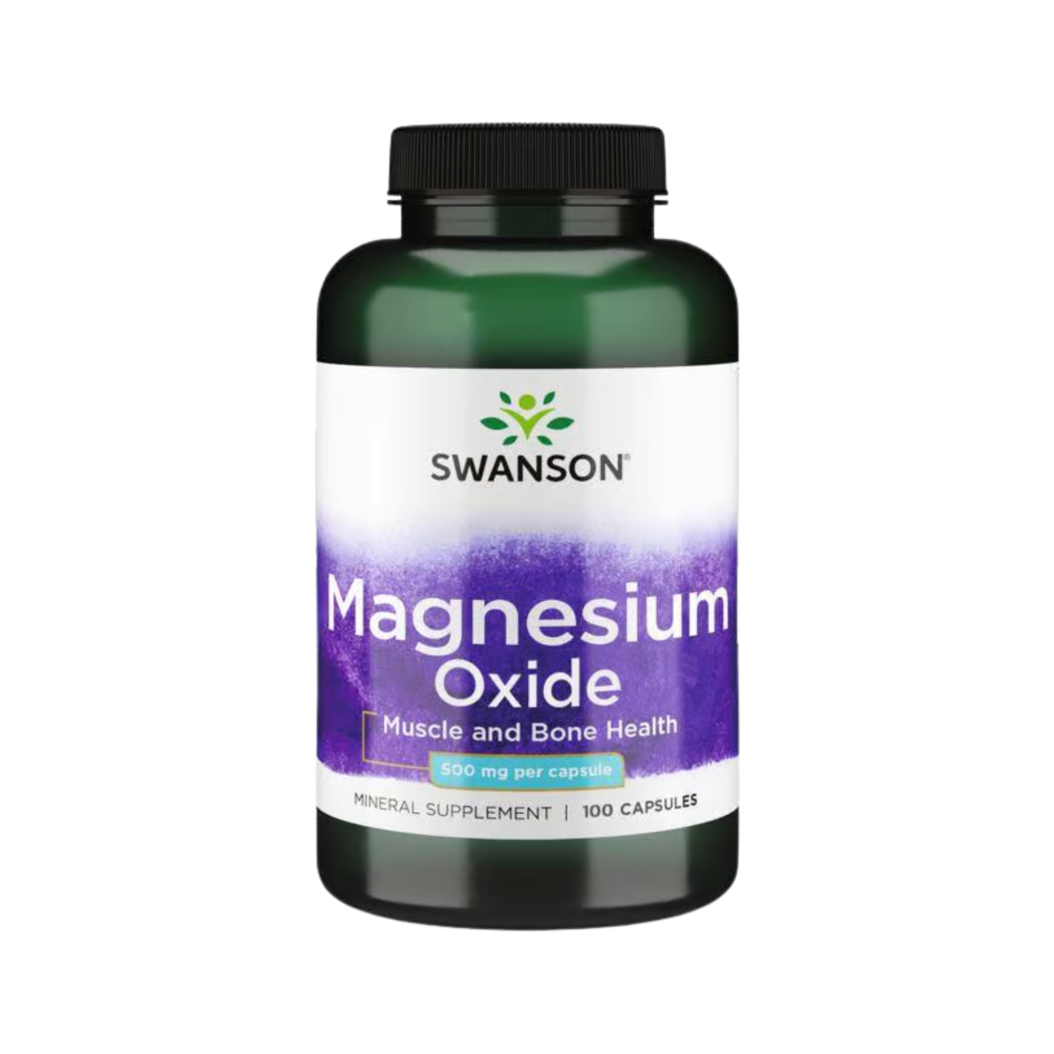 Swanson Magnesium Oxide 500 Mg 100 Capsulas
