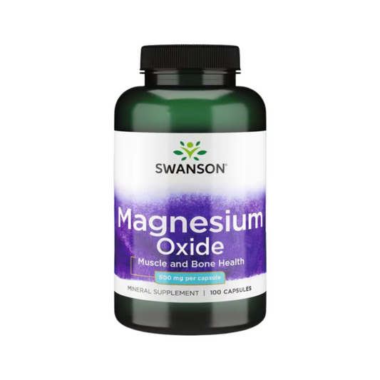Swanson Magnesium Oxide 500 mg 100 Capsulas