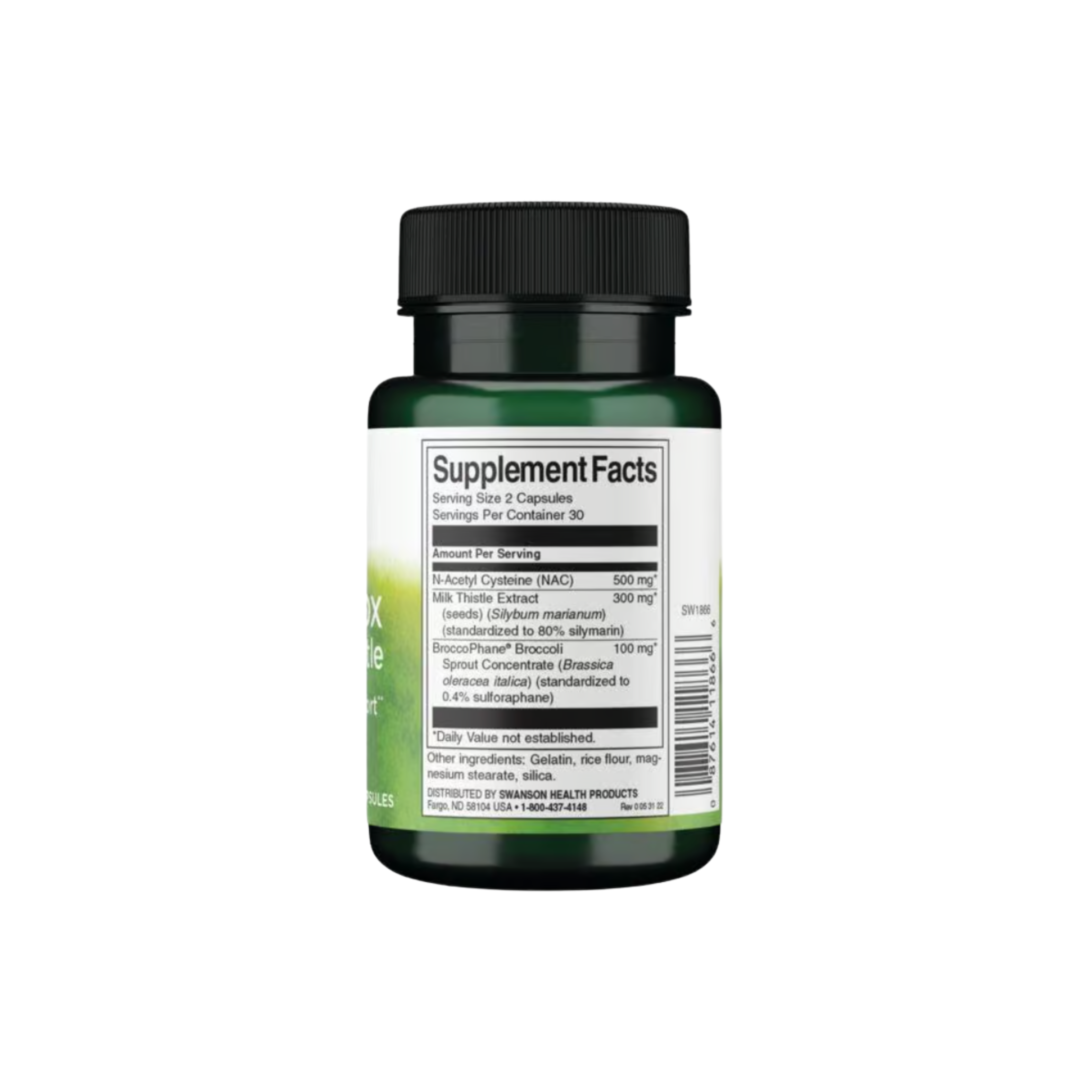 NAC Detox Milk Thistle - 60 CAPS