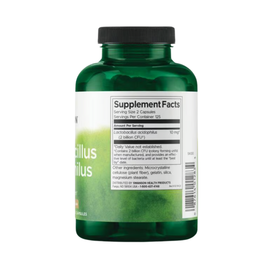Swanson Lactobacillus Acidophilus 250 Caps