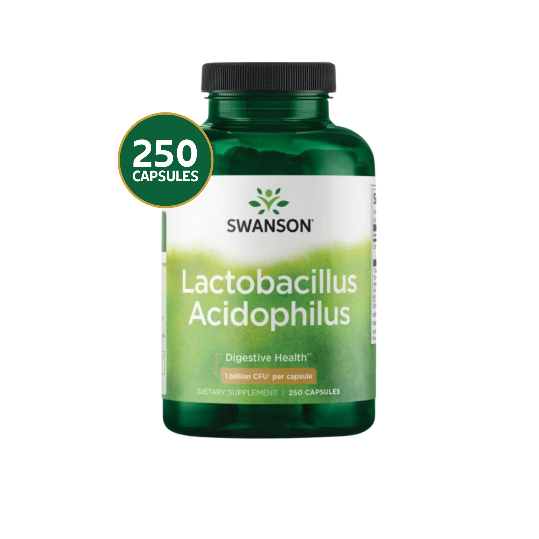 Lactobascillus Acidophilus Swanson 250 Cápsulas