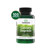 Swanson Cáscara Sagrada 450 mg | 100 Cápsulas · Tránsito Intestinal Natural