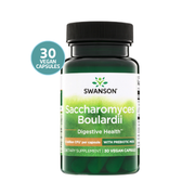 Swanson Saccharomyces Boulardii | Probiótico 30 Cápsulas Veganas