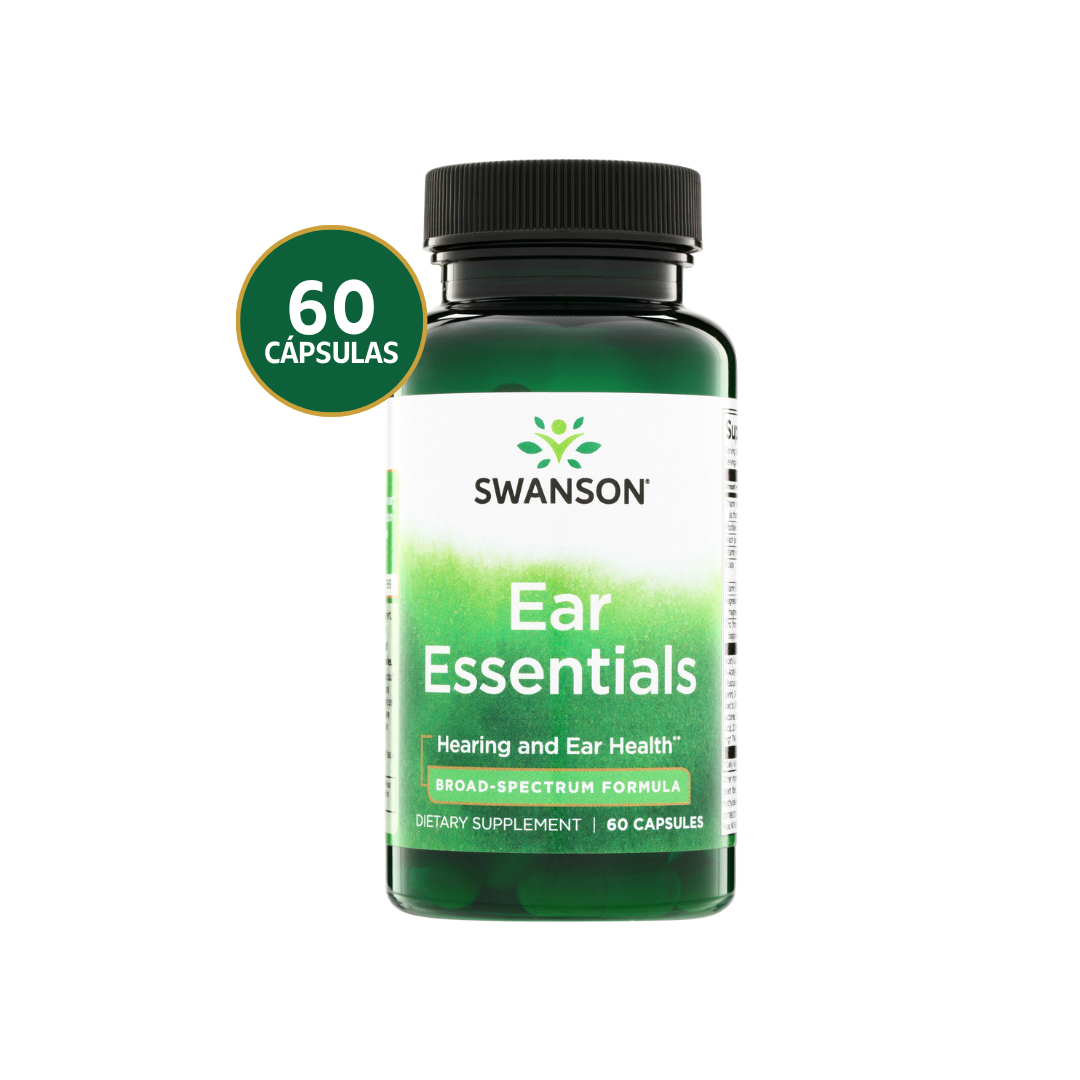 Swanson Ear Essentials Salud Auditiva | 60 Cápsulas · Oídos y Audición