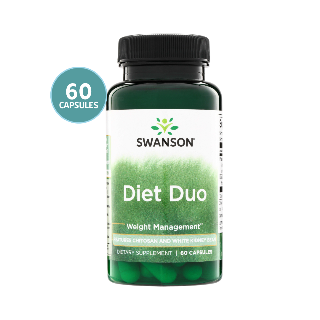 Swanson GBD Diet Duo | Fórmula de Apoyo para Dieta y Metabolismo – 60 Caps