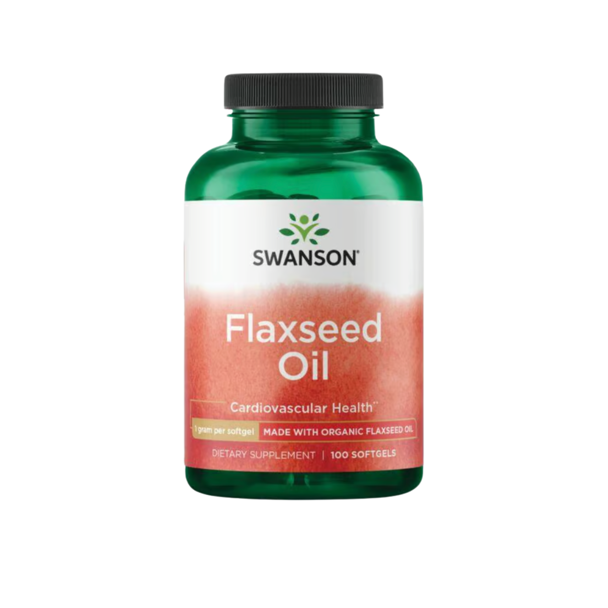 Flaxseed Oil Swanson 1 Gramo 100 Softgels