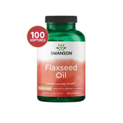 Flaxseed Oil Swanson 100 Softgels