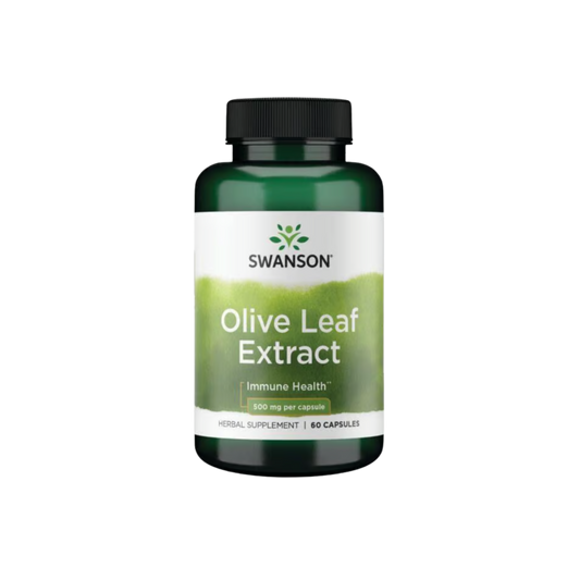 Swanson Herb Olive Leaf Ext 500mg 60 Caps
