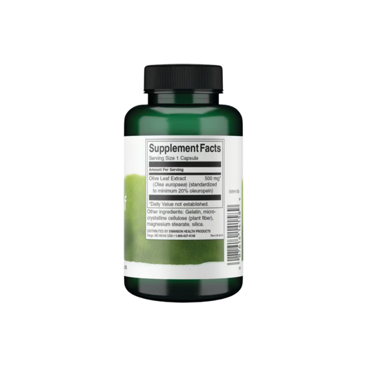 Swanson Herb Olive Leaf Ext 500mg 60 Caps