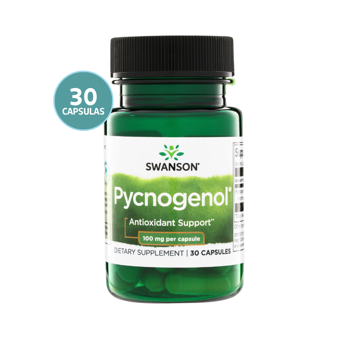 Swanson Ultra Pycnogenol® 100 mg | Extracto de Corteza de Pino Marítimo – 30 Cápsulas