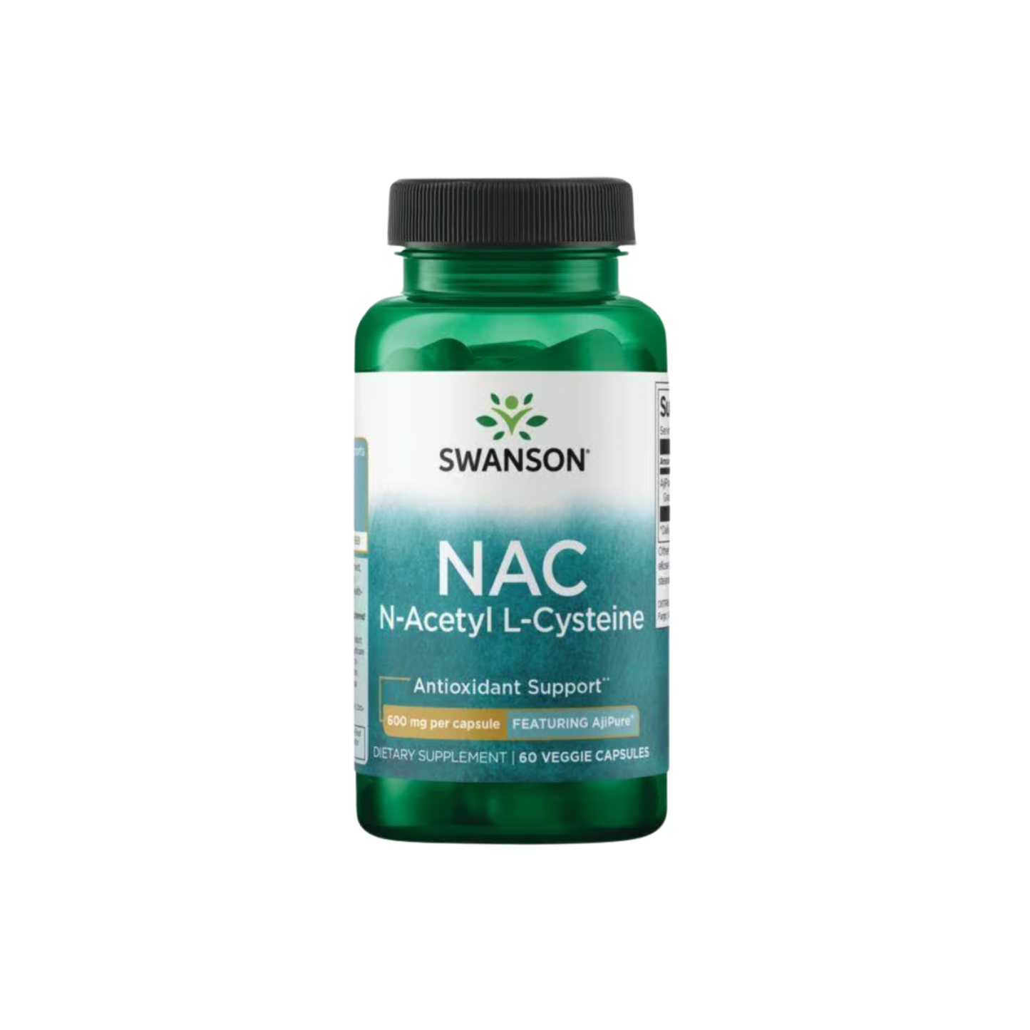 Swanson Nac N-acetyl-cysteine 600mg 60 Veg Caps