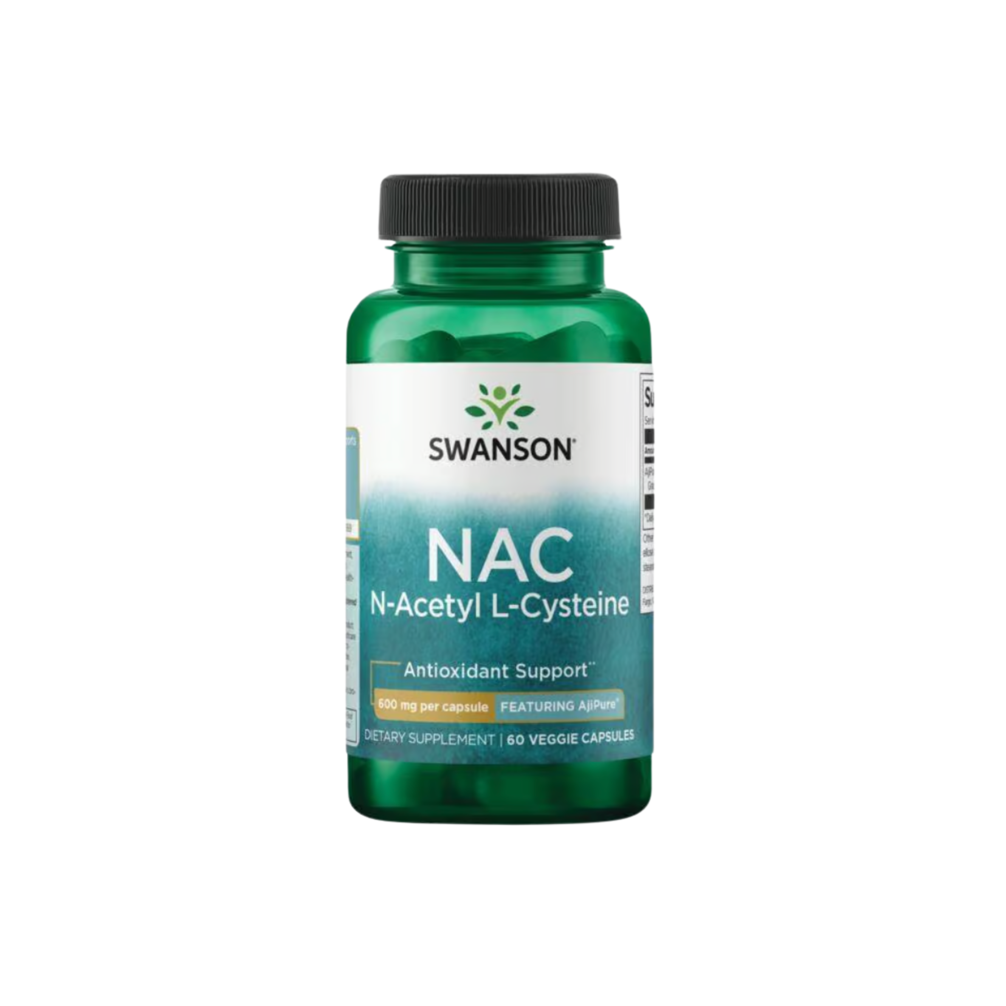 Swanson Nac N-acetyl-cysteine 600mg 60 Veg Caps