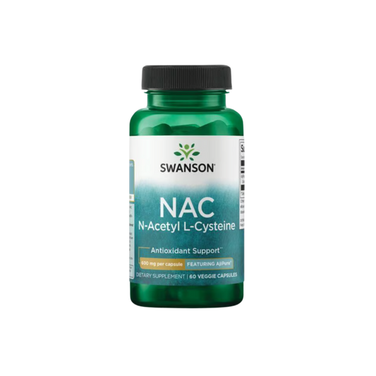 Swanson Nac N-acetyl-cysteine 600mg 60 Veg Caps