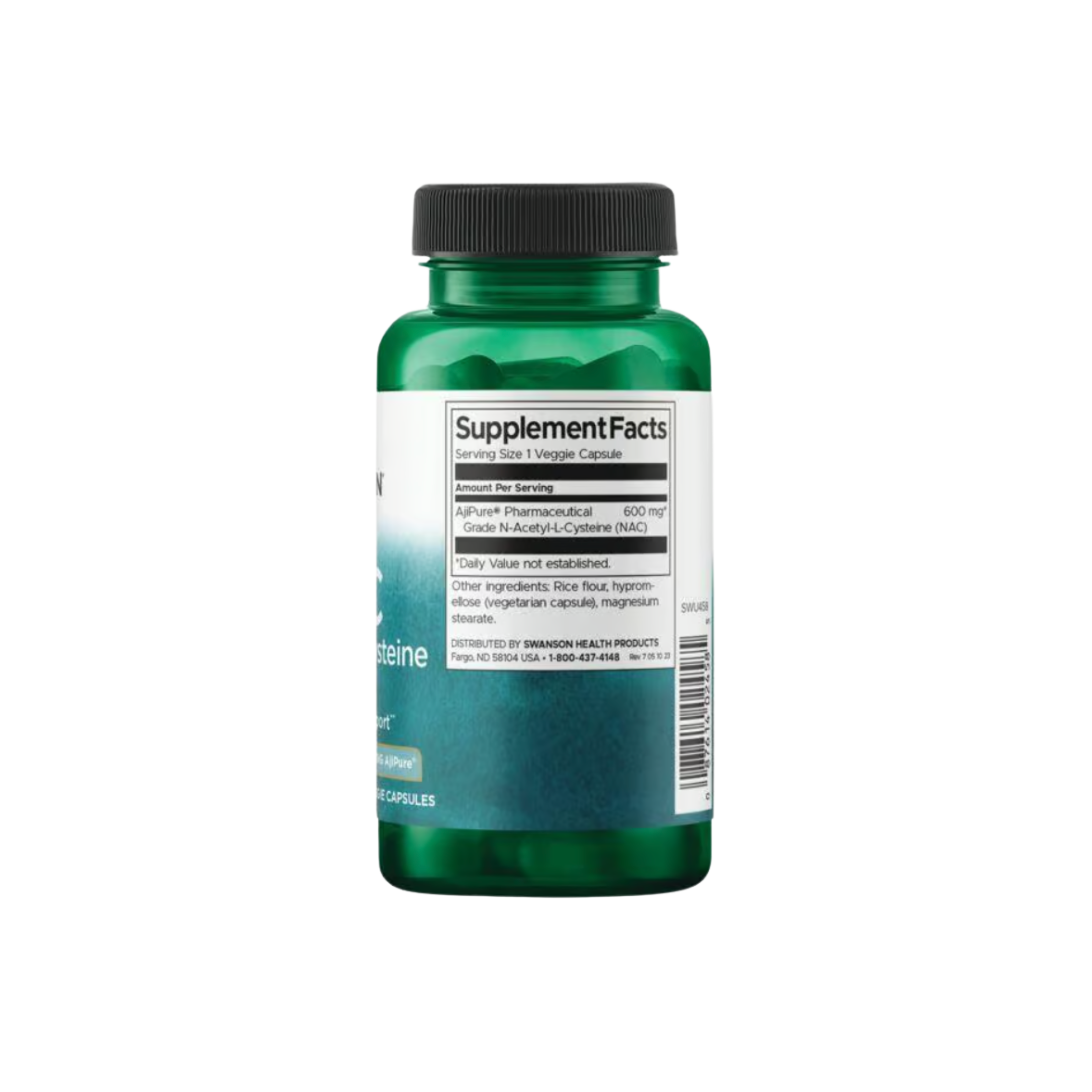 Swanson Nac N-acetyl-cysteine 600mg 60 Veg Caps
