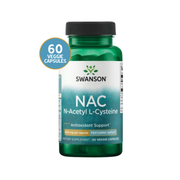 Swanson Nac N-acetyl-cysteine 600mg 60 Veg Caps