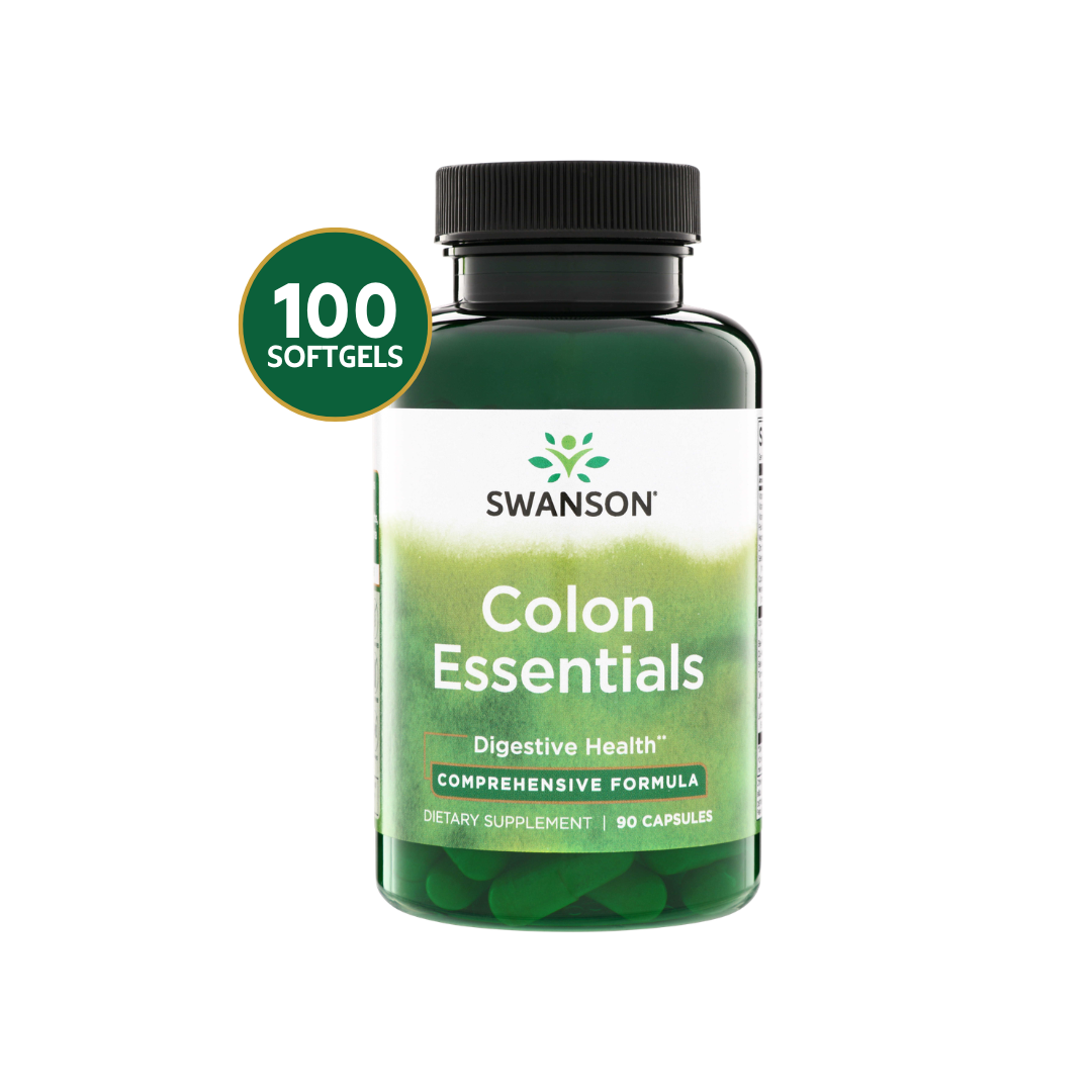 Swanson Colon Essentials | 90 Cápsulas · Limpieza y Salud Intestinal