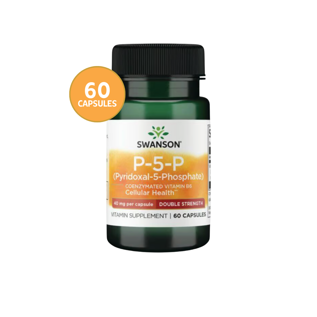 Swanson P-5-P (Pyridoxal-5-Phosphate) 40mg 60 Caps