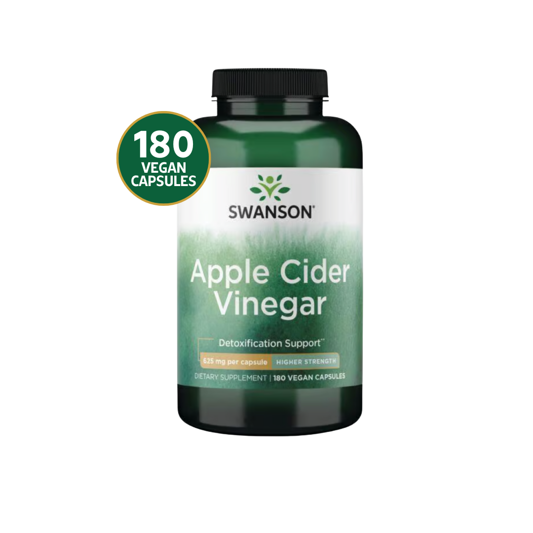 Swanson Apple Cider Vinegar - High Potency 625 Mg 180 Caps