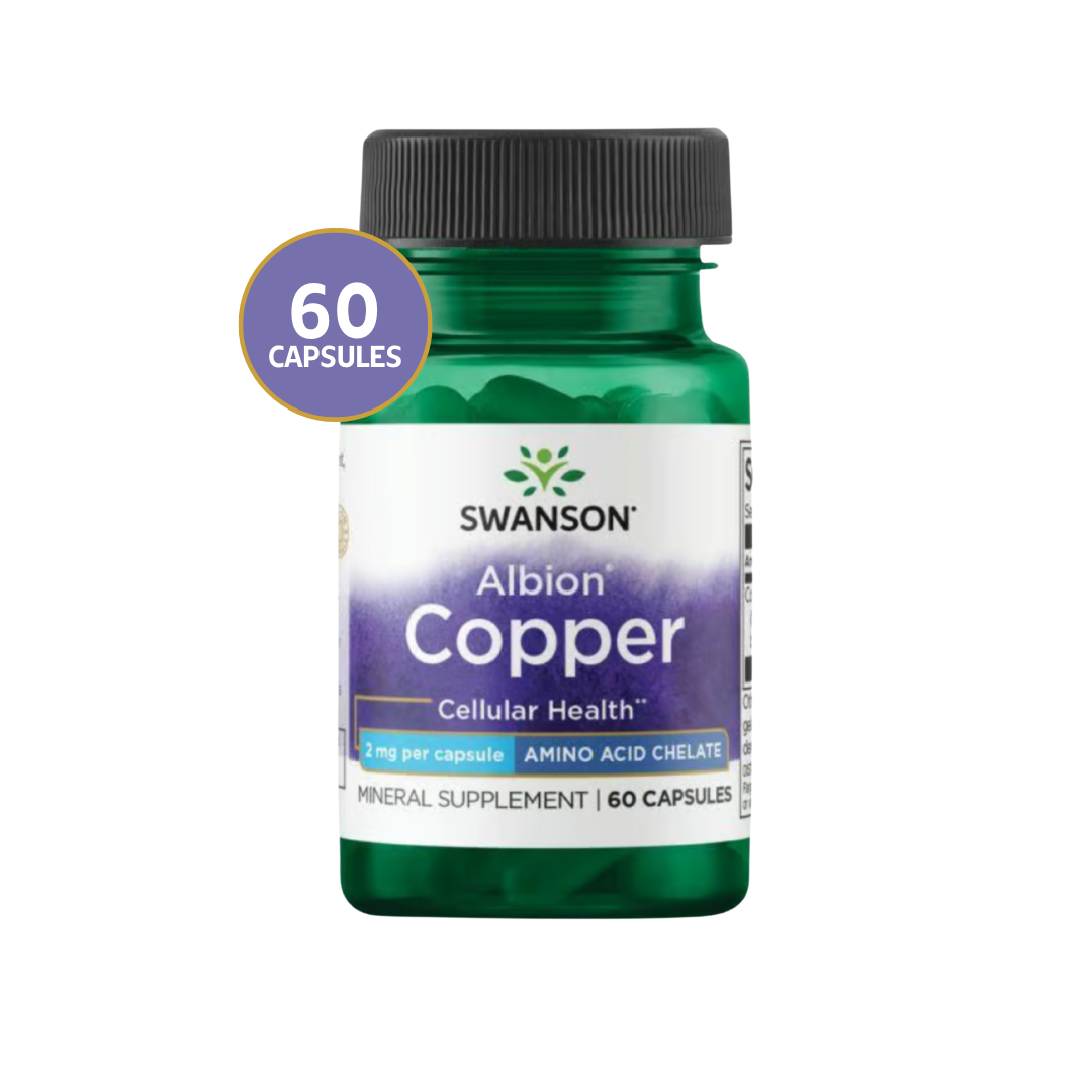 Swanson Ultra Albion Copper 2mg - 60 Caps