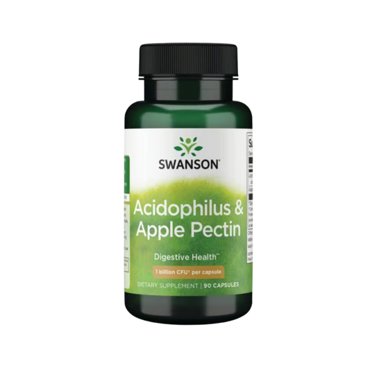 Swanson Acidophilus & Apple Pectin 1 Billion CFU* 90 Caps